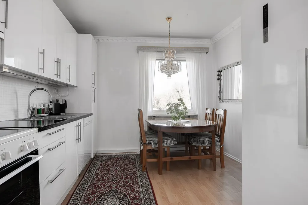 Köök - Renovated Flat with Glass Balcony in Kalmarhus