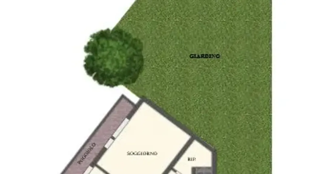 Plan - Triplex Villa with Garden in Padova