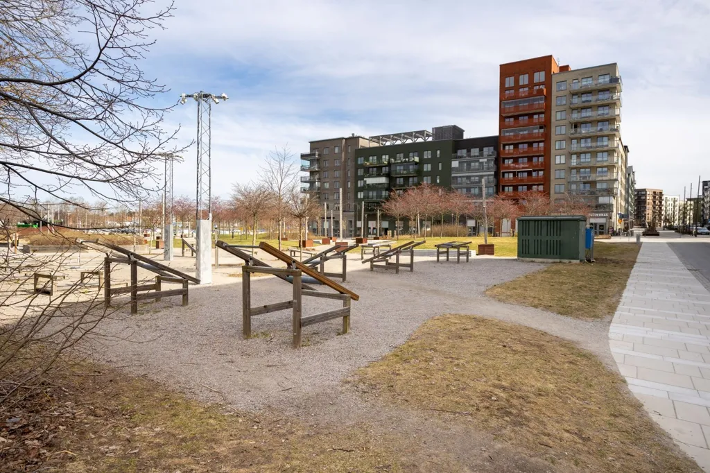 Apartment with Balcony in Täby Park