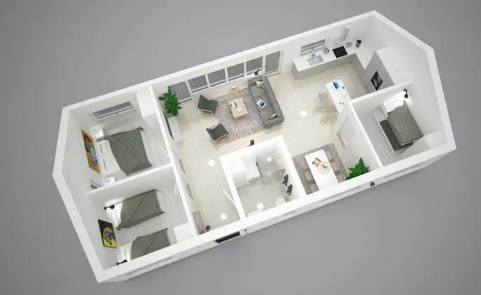 Plan - Time-Shared Apartment with Pool in Österlen