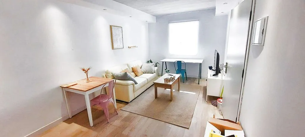 Séjour - Furnished Flat with Air Conditioning in Campanillas