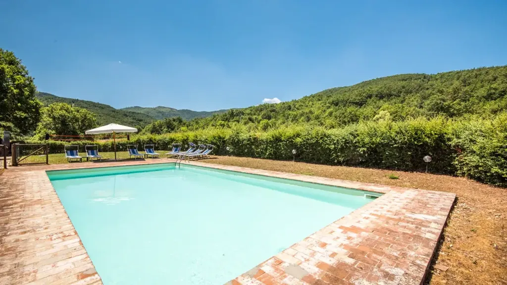 Pool - Rustic Tuscan Cottage with Pool in Radicondoli
