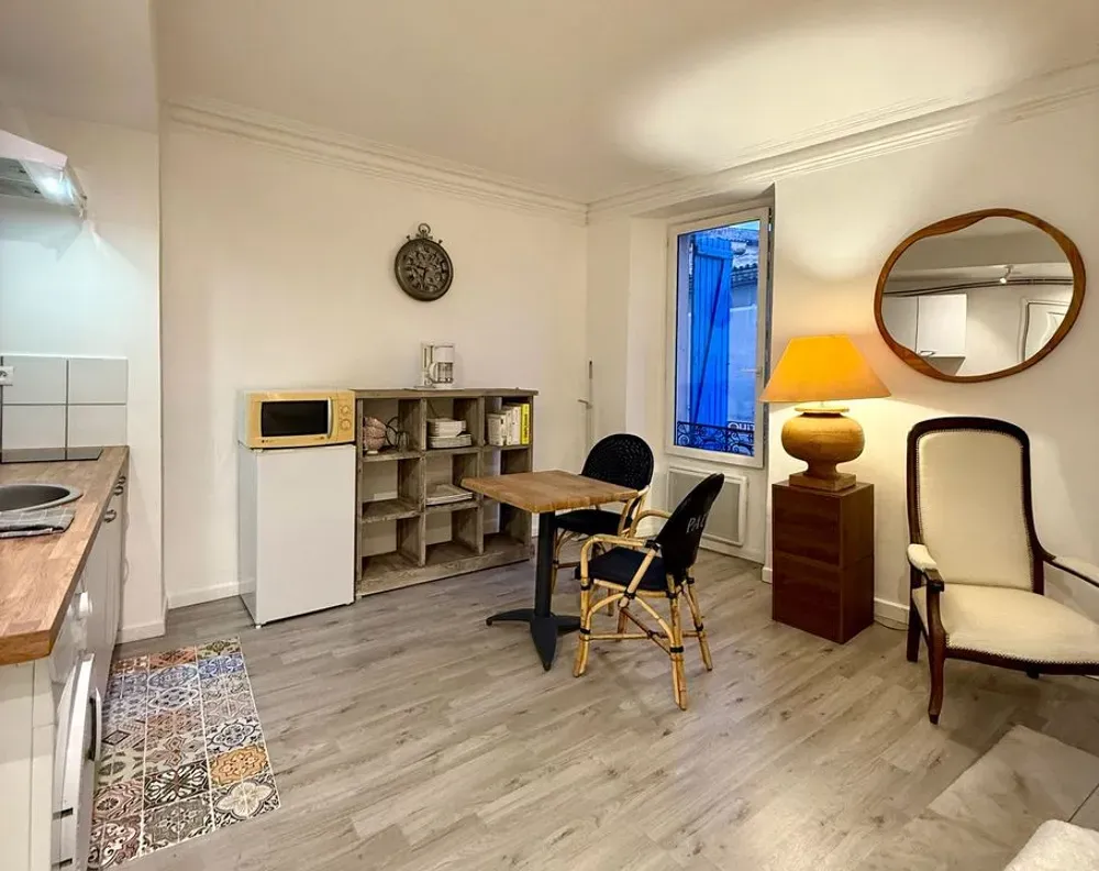 Living Room - Studio with Parking in Villecroze