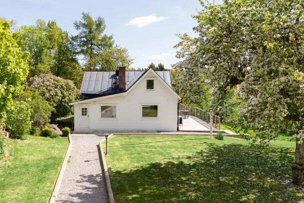 Vue aérienne - Renovated Villa with Garden in Matvik