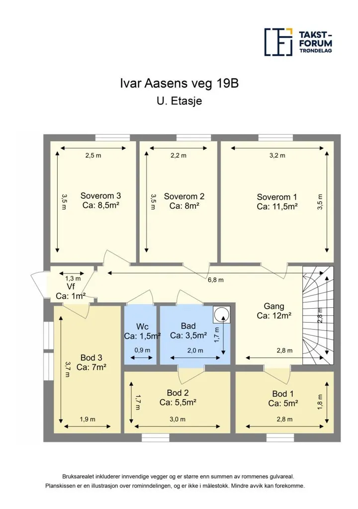 Plan - Renovated Two-Bedroom in Bjørum