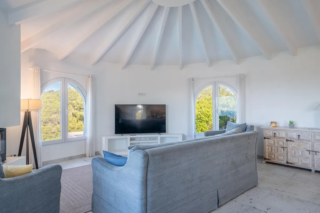 Séjour - Chalet with Sea View and Pool in Cap Martí