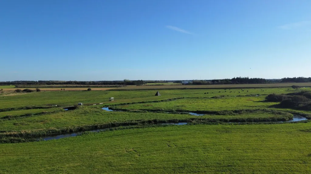 Õhuvaade - Building Plot with River View near Ringkøbing