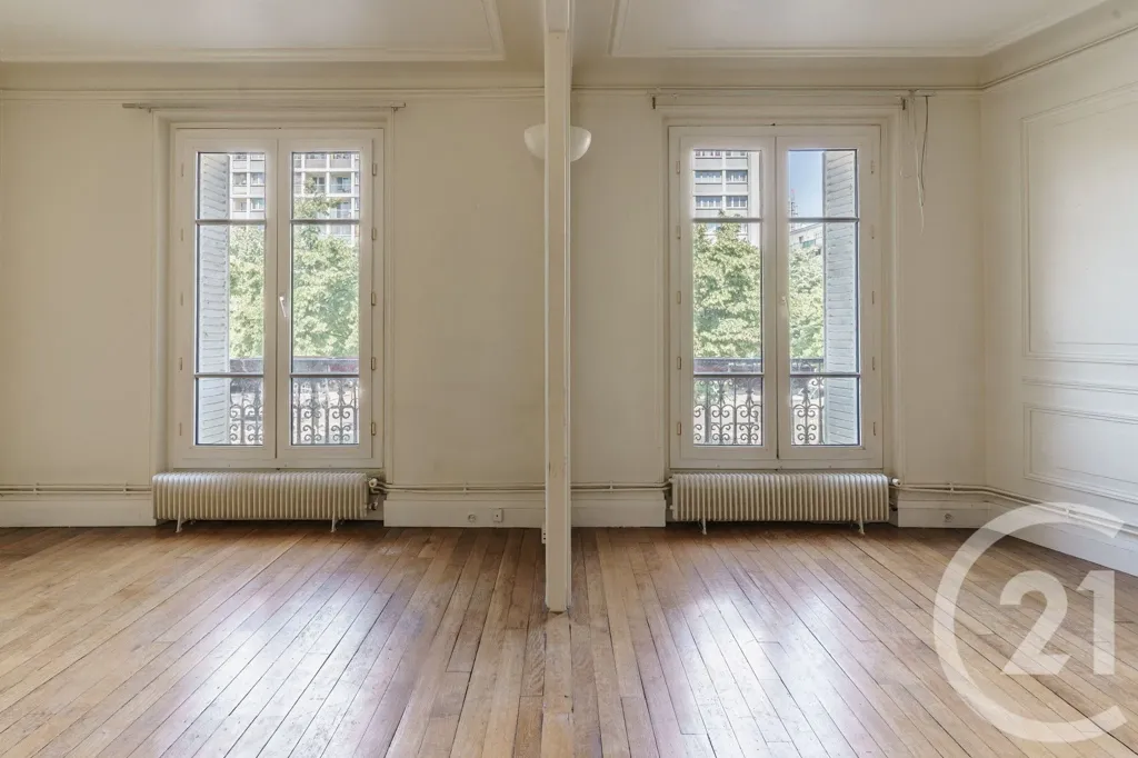 Pièces - Appartement Familial avec Moulures à Paris 19ème