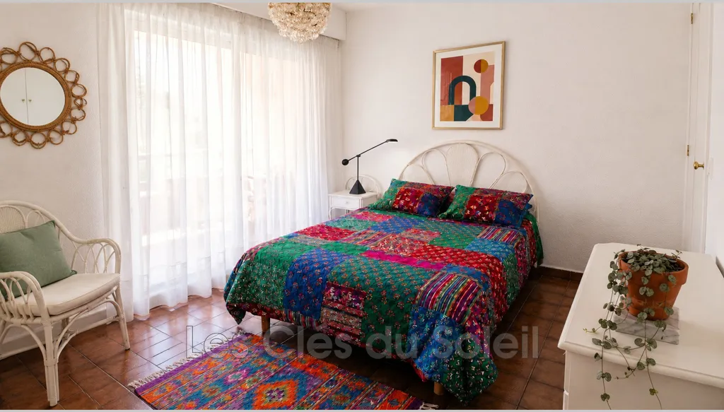 Chambres - Appartement T2 avec Terrasse au Centre de Bandol