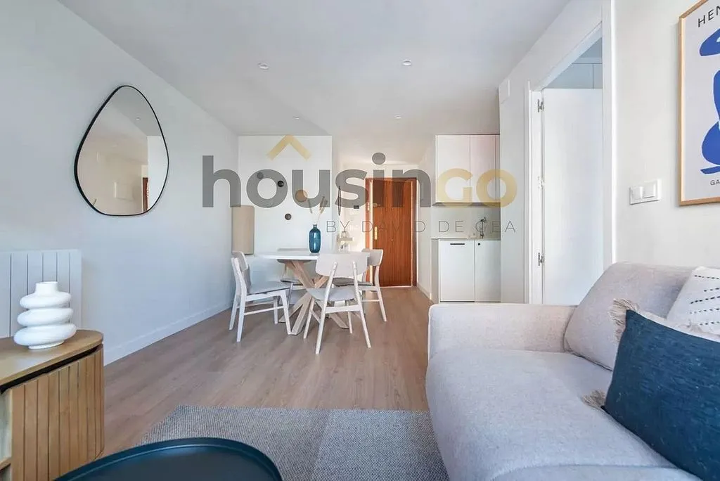 Living Room - Furnished Flat with Light in Salamanca, Madrid