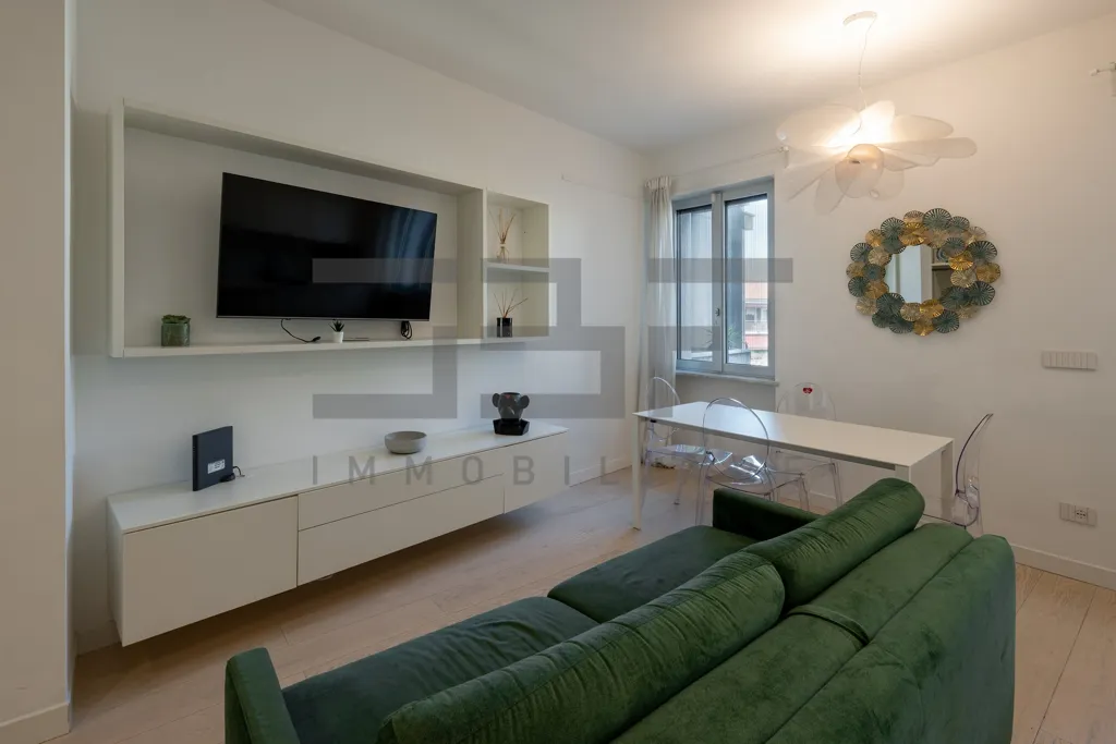 Séjour - Two-Bedroom Apartment with Panoramic View in Milan