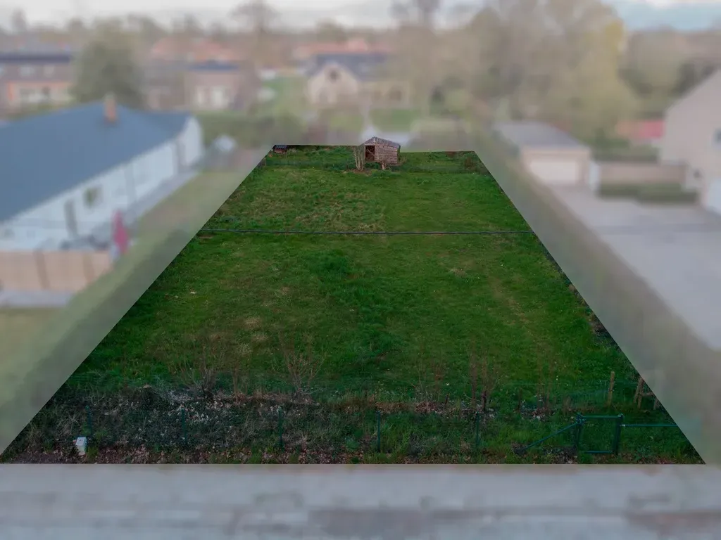 Õhuvaade - Residential Plot with Castle View in Diksmuide