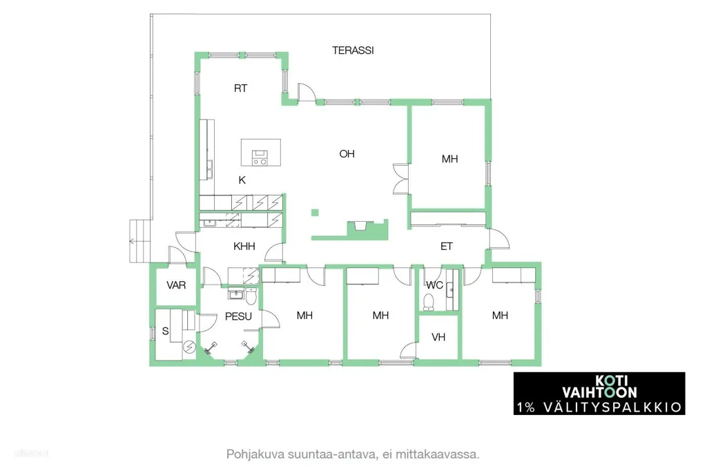 Plaan - Architect-Designed House with Sauna in Tuusula