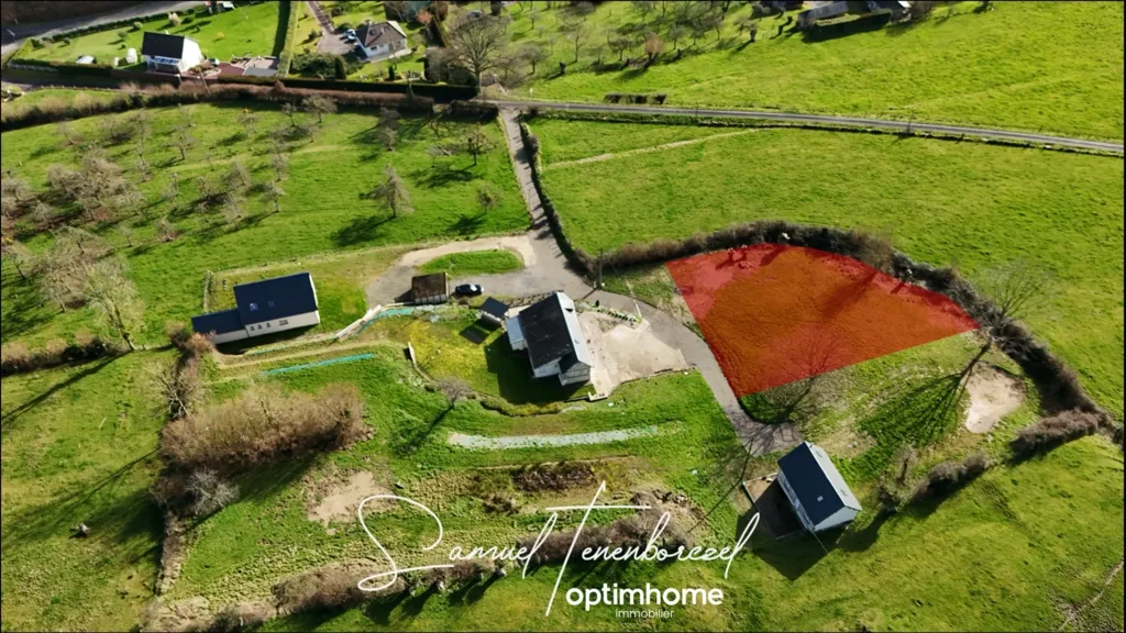 Aerial - Panoramic View Plot in Coquainvilliers