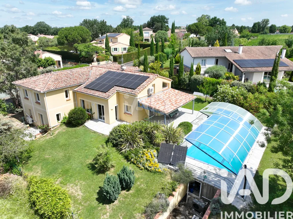 Vista aerea - Architectural Villa with Pool on Bruguières Heights