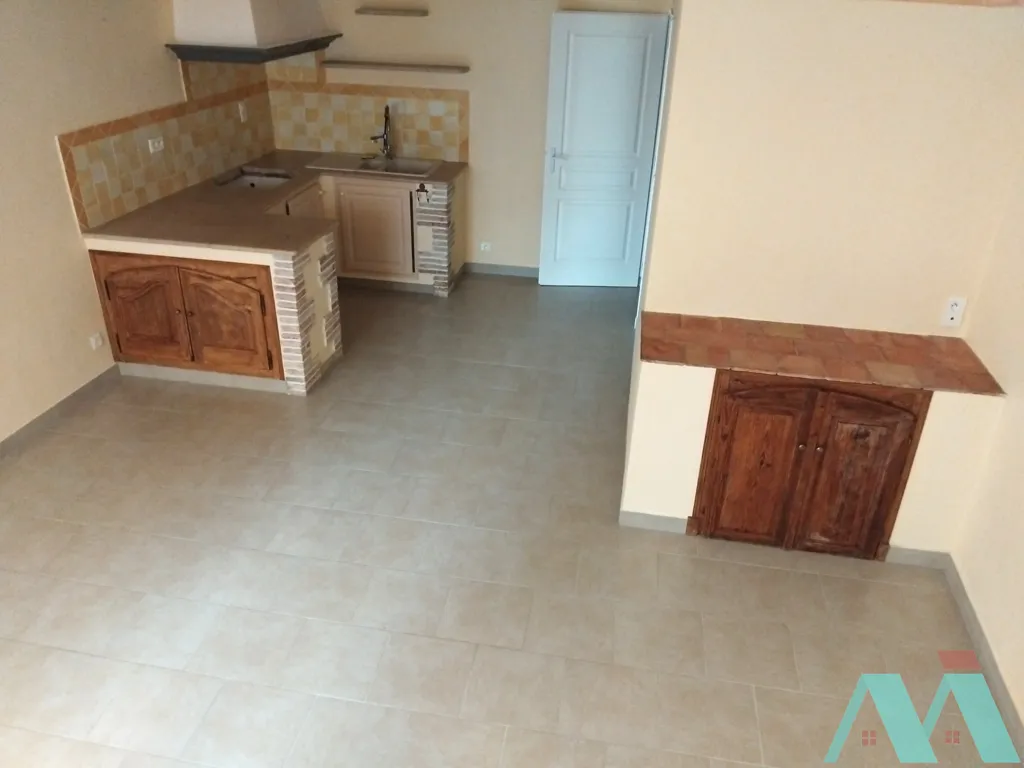 Cucina - Duplex Flat with Climatisation in Lorgues