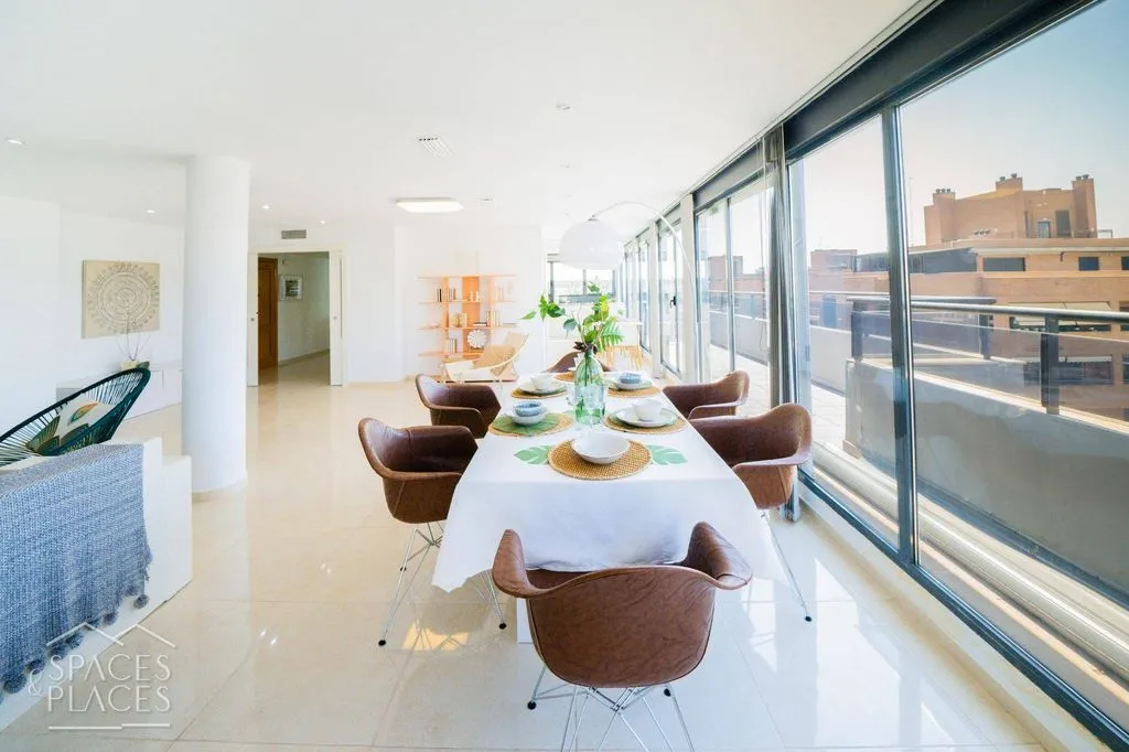 Salle à manger - Luxury Penthouse with Pool in Valencia