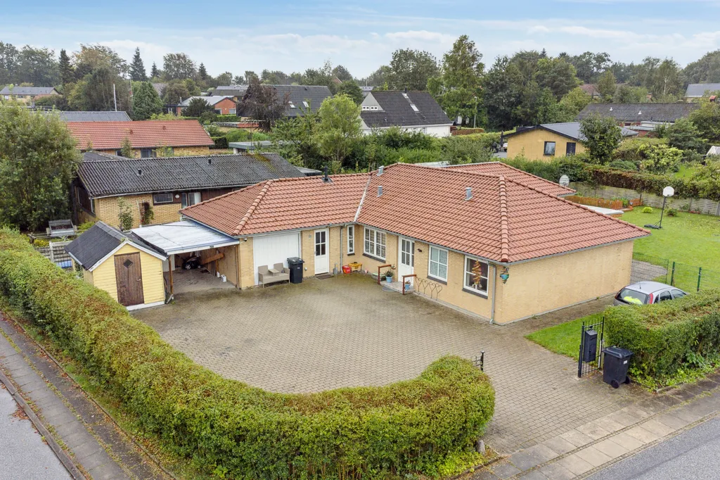 Aerial - Villa with Play Area near Give