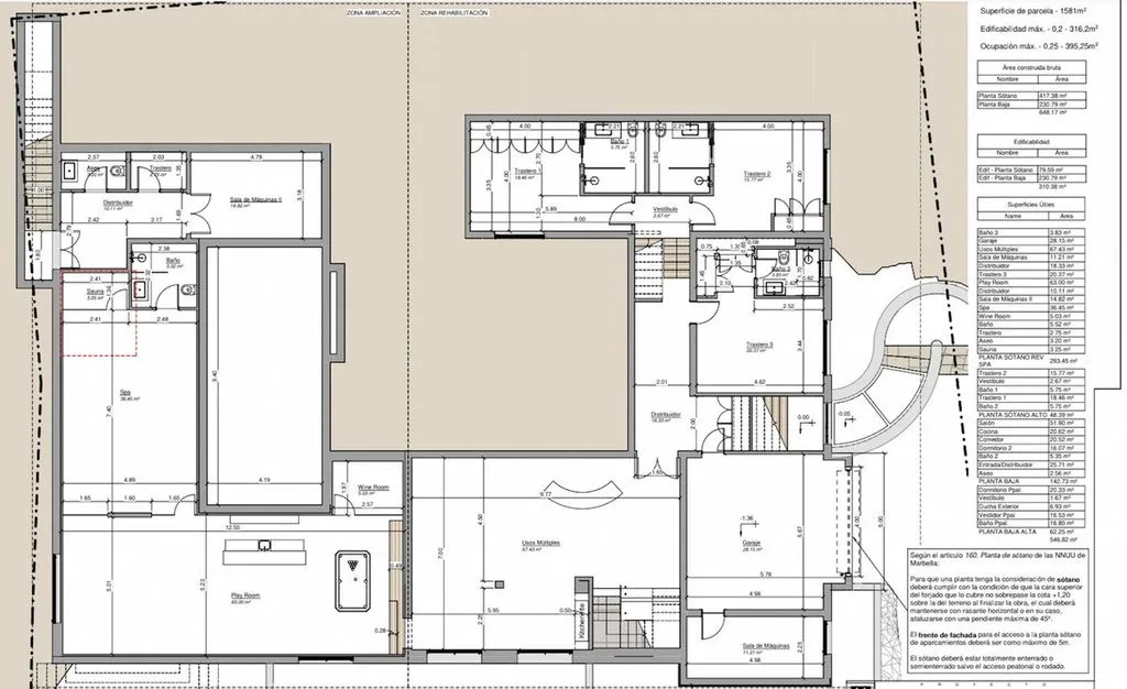 Plan - Luxury Villa with Pool in Nueva Andalucía