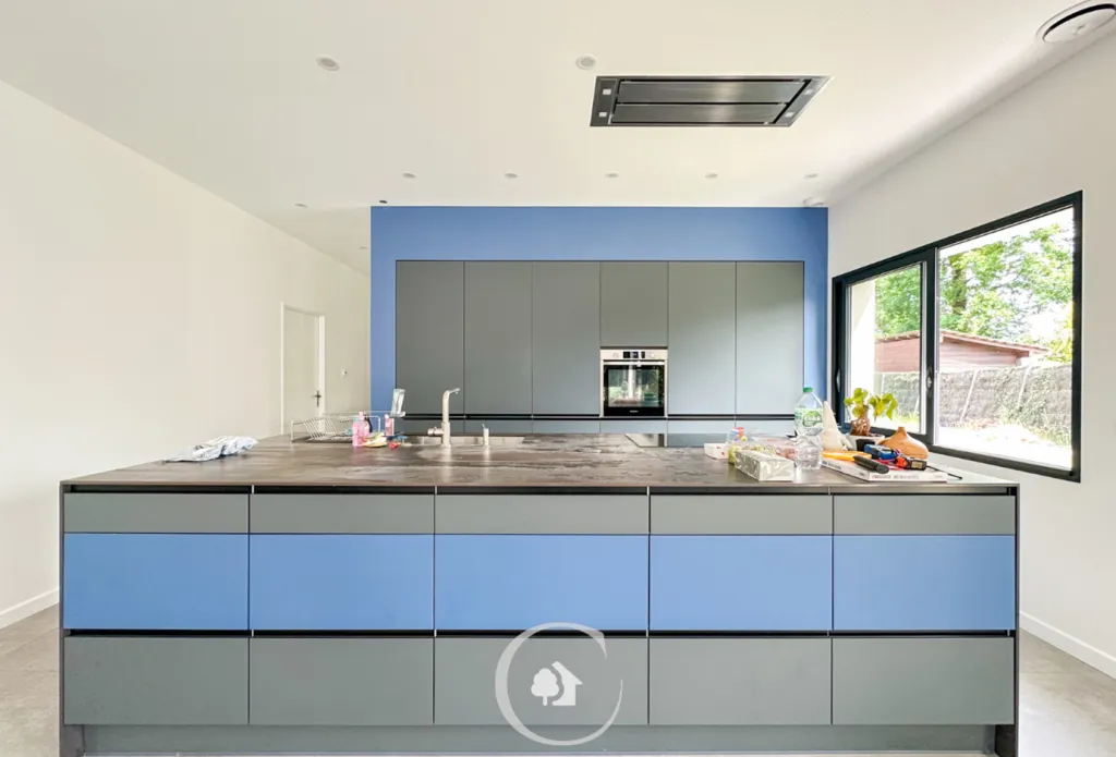 Cucina - Architect's Villa with Pool in Blanquefort