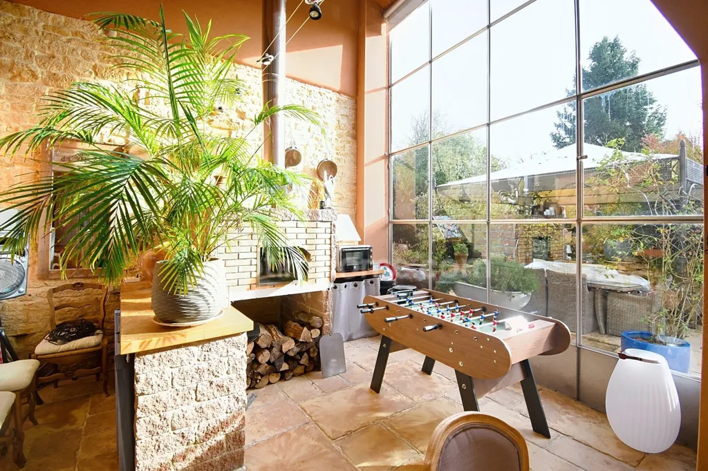 Terrasse - Maison de Caractère en Pierre à Morfontaine
