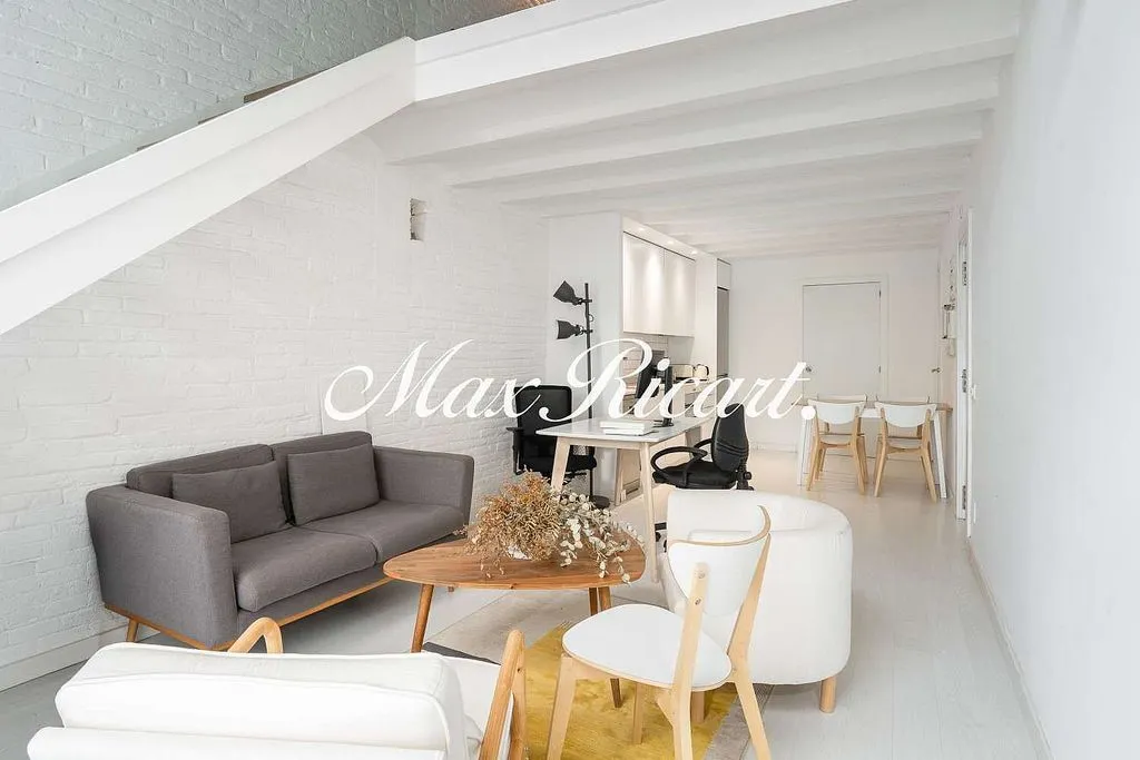 Séjour - Duplex with Pool in Vila de Gràcia