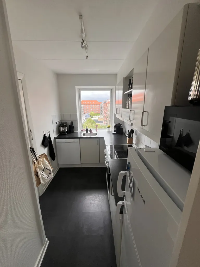 Cucina - 2-Room Apartment with Limfjorden View in Aalborg