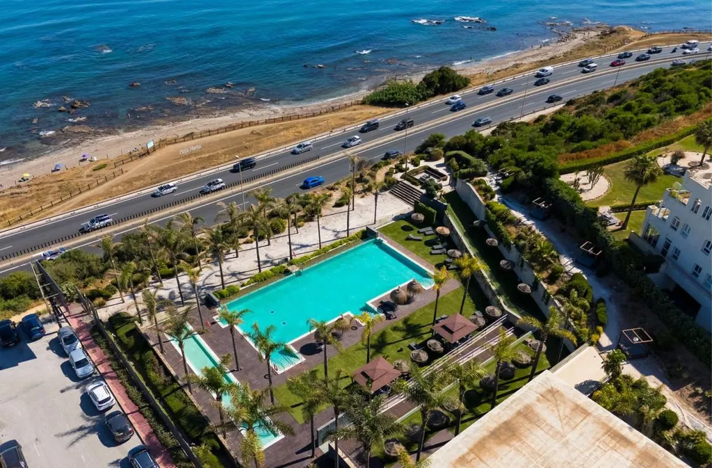 Vue aérienne - Apartment with Private Garden in Mijas Costa