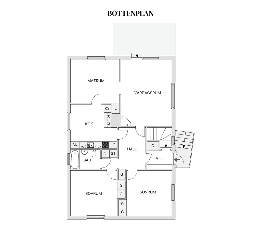 Planimetria - Spacious Villa with Loft in Kronoberg