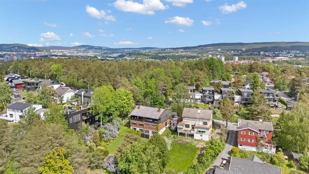 Õhuvaade - Family House with Garden and Pool on Ekeberg