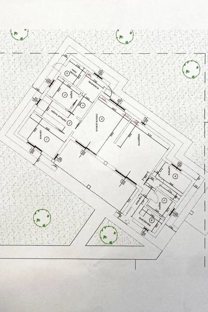 Planimetria - Residential Plot with Building Potential in Bertinoro