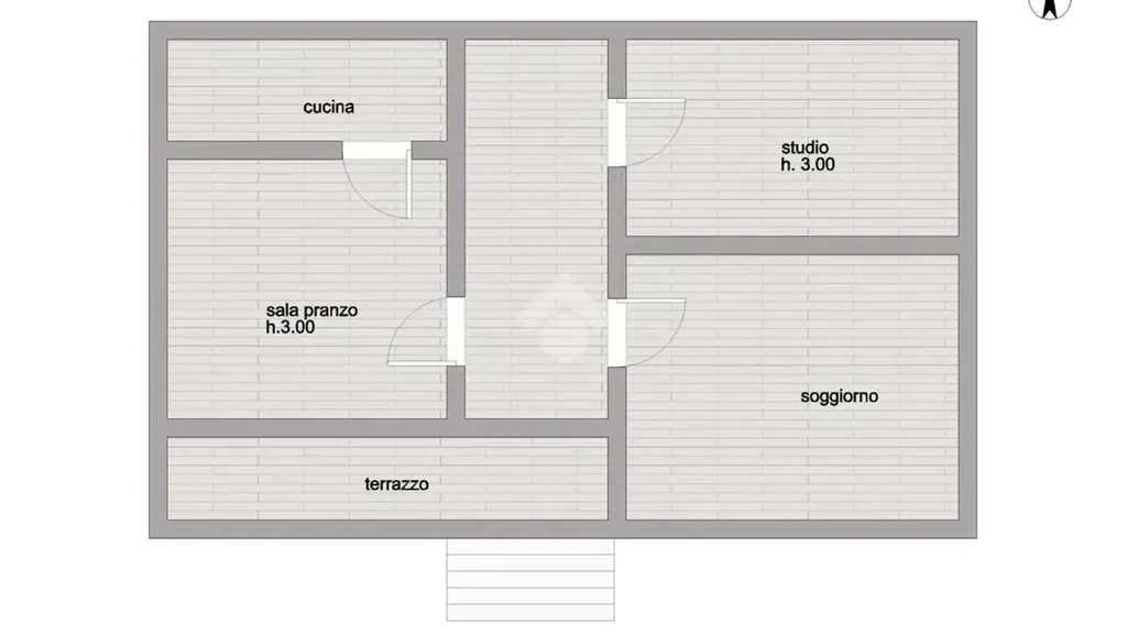 Grundriss - Independent Villa with Garden in Calcinatello