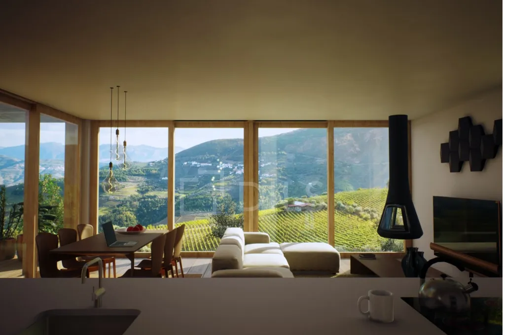 Living Room - Mobilado Loft with Terrace in Douro Resort
