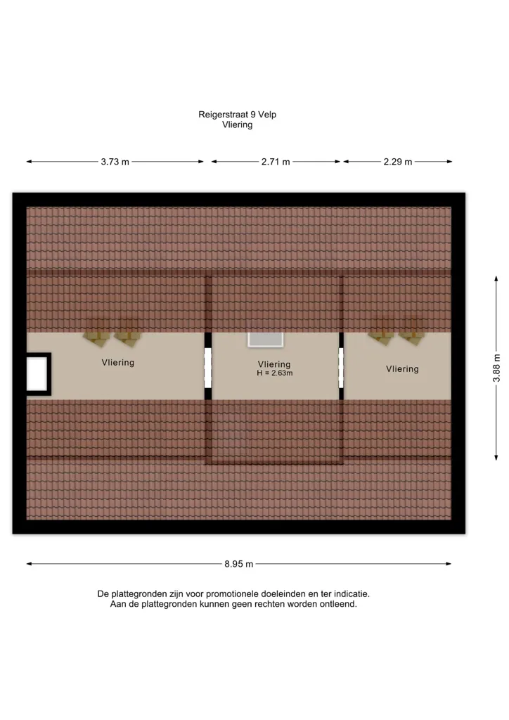 Plan - Extended Semi-detached House with Garden in Velp