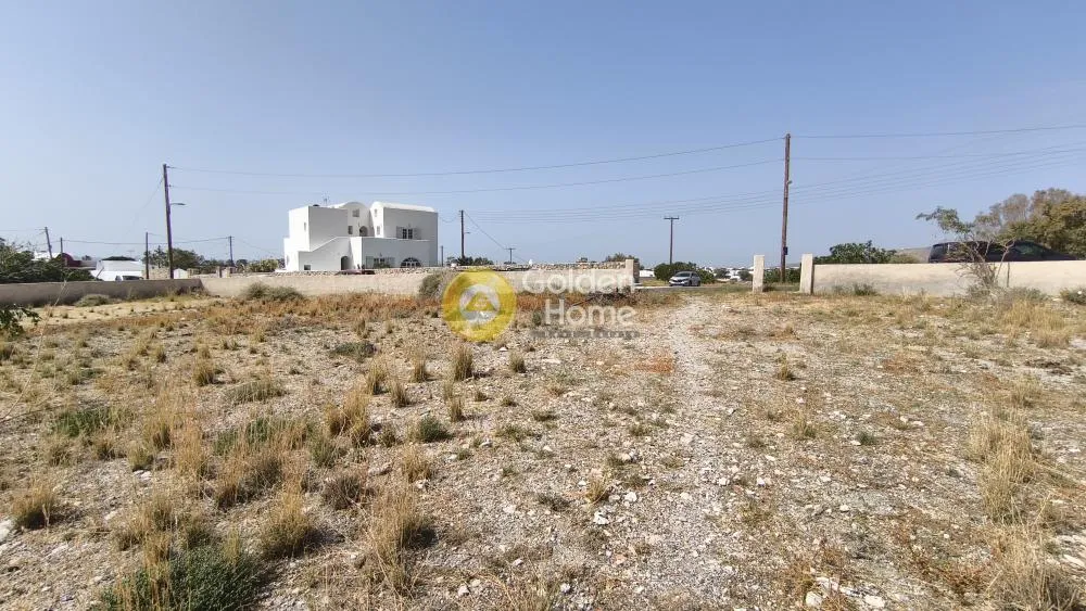 Aed - Buildable Plot with Sea View in Santorini Perissa