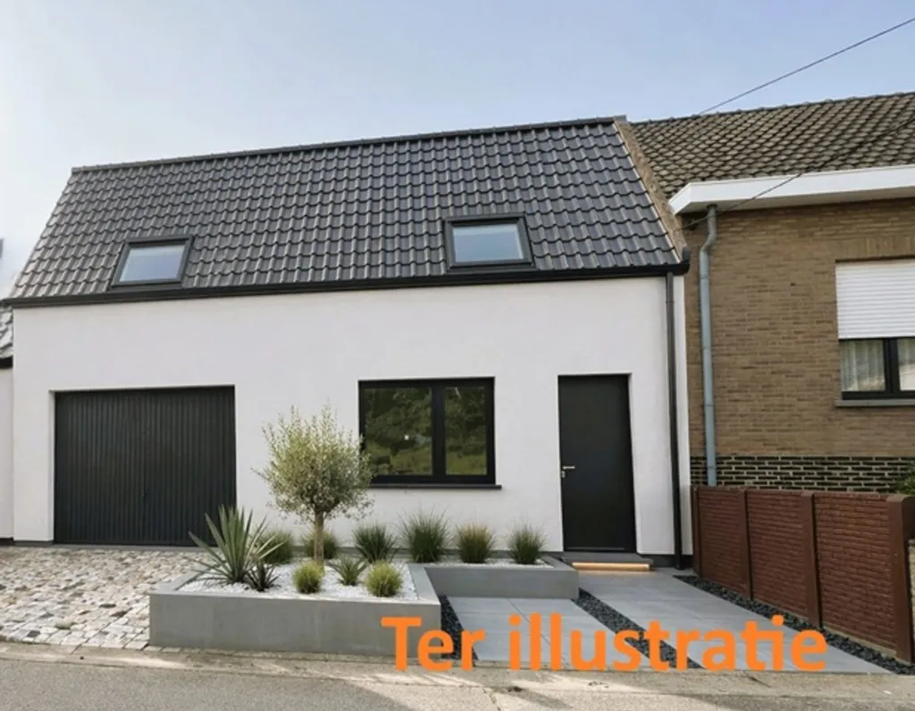 Extérieur - Projet de Rénovation avec Jardin Sud à BALEGEM