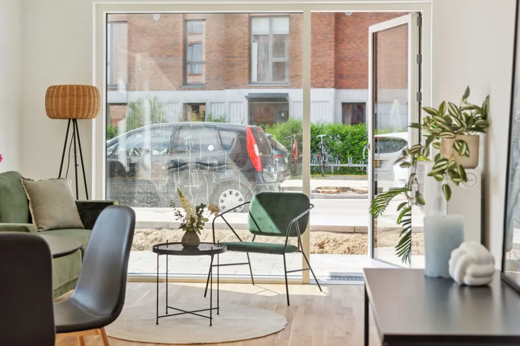 Soggiorno - 3-Bedroom Flat with Balcony in Brøndby