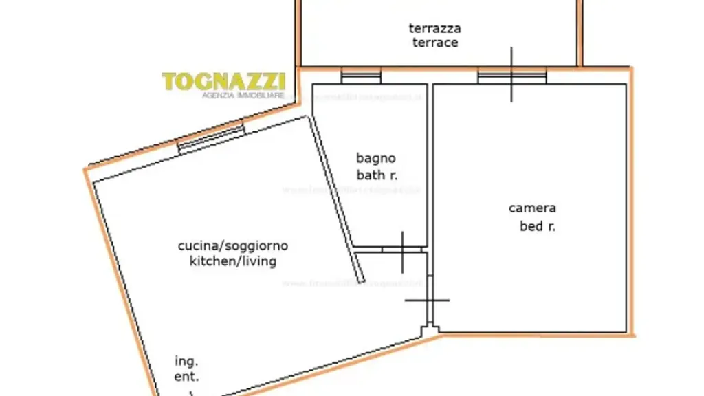 Planimetria - Terraced Apartment in Castelnuovo d'Elsa