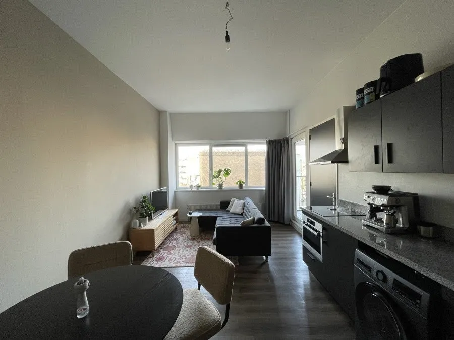 Köök - Modern Apartment with Balcony in Amersfoort