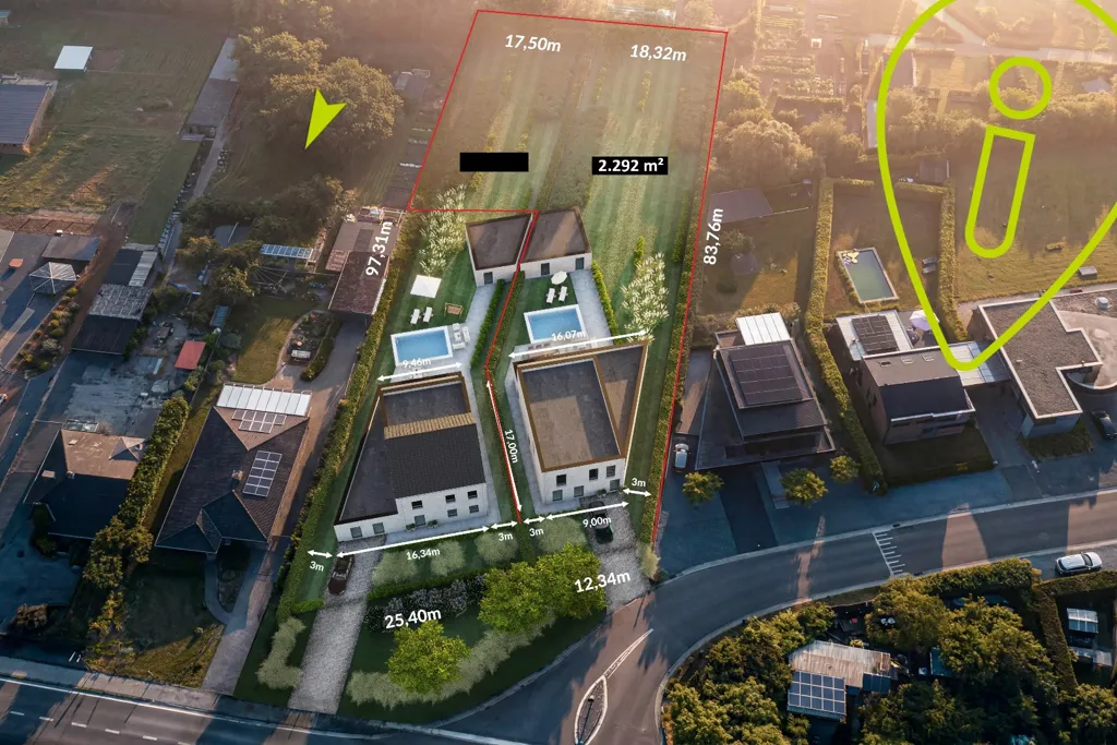 Õhuvaade - Open Development Plot in Mol