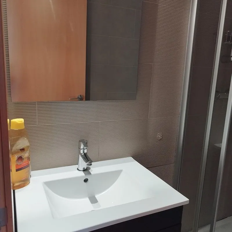 Bathrooms - Furnished Flat with Balcony in El Clot