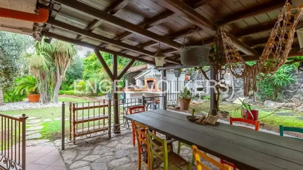 Terrasse - Bifamiliar Villa with Private Garden in Grottaferrata