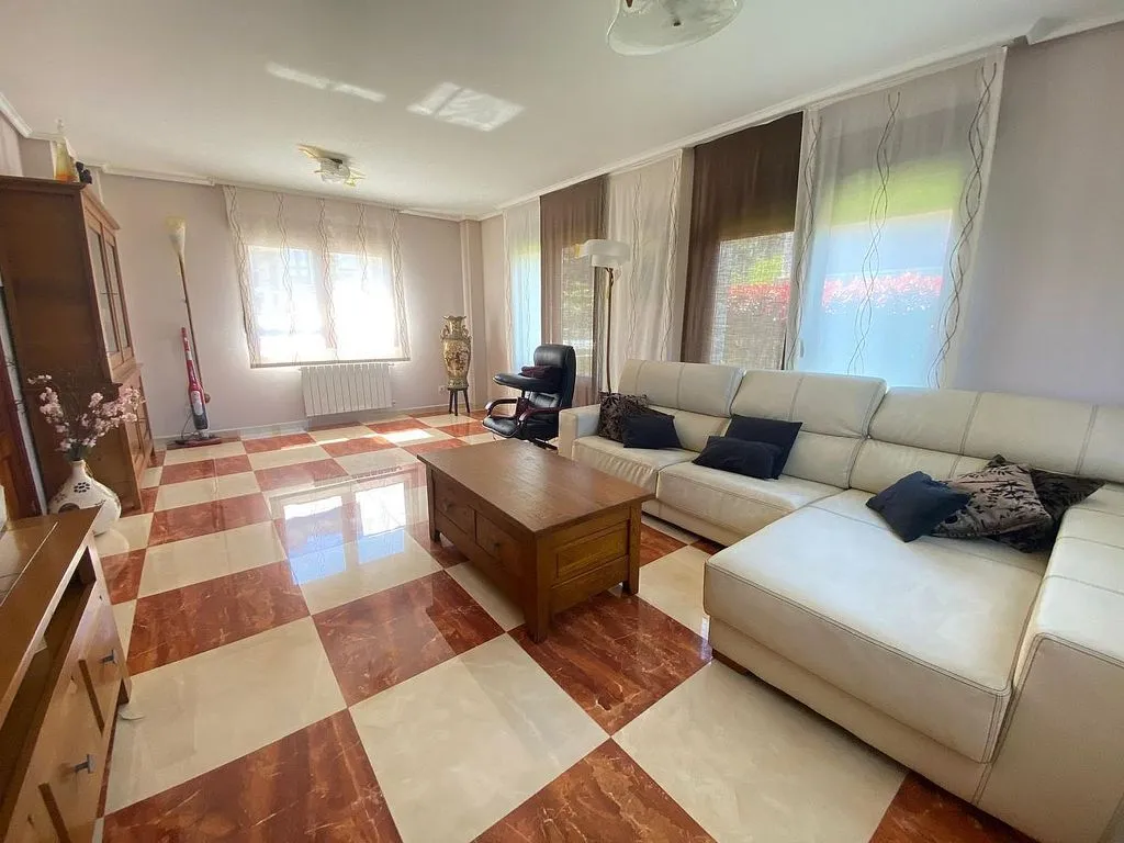 Living Room - Chalet with Pool and Terraces in Islares