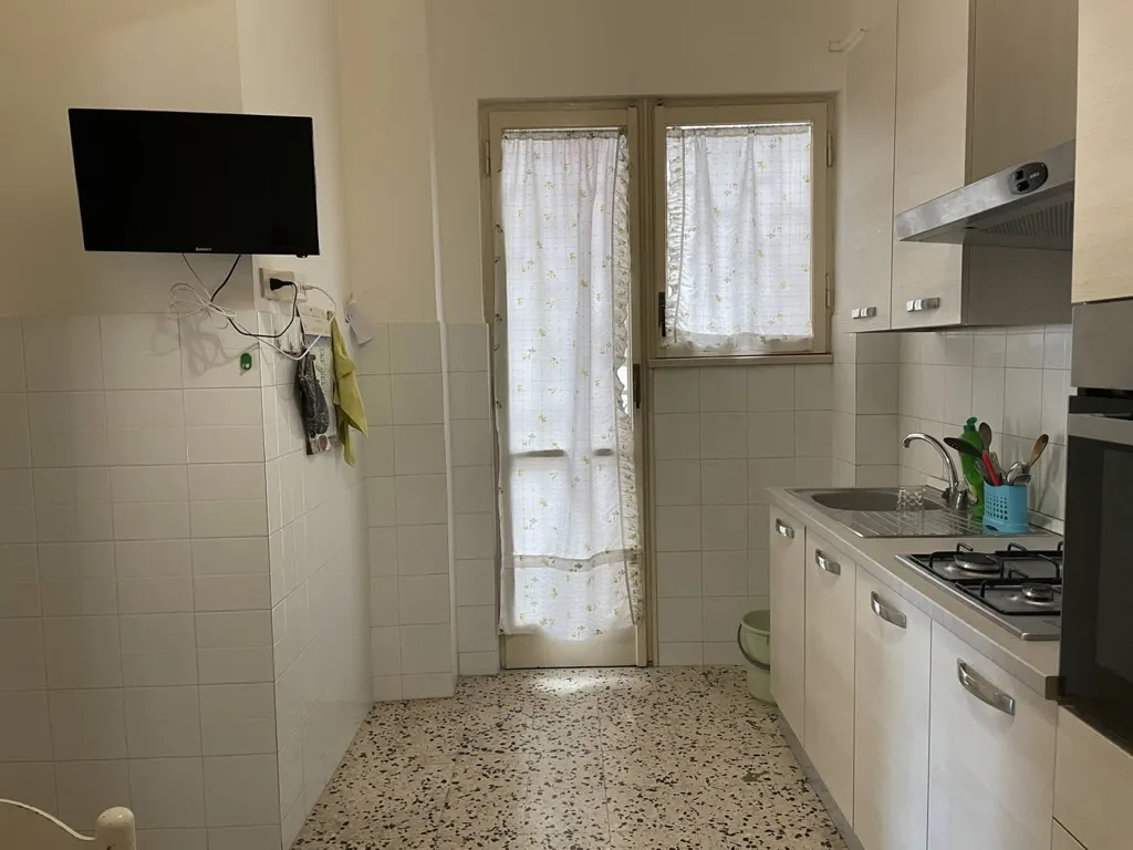 Cuisine - Studio Apartment with Balcony in Conca d'Oro, Rome