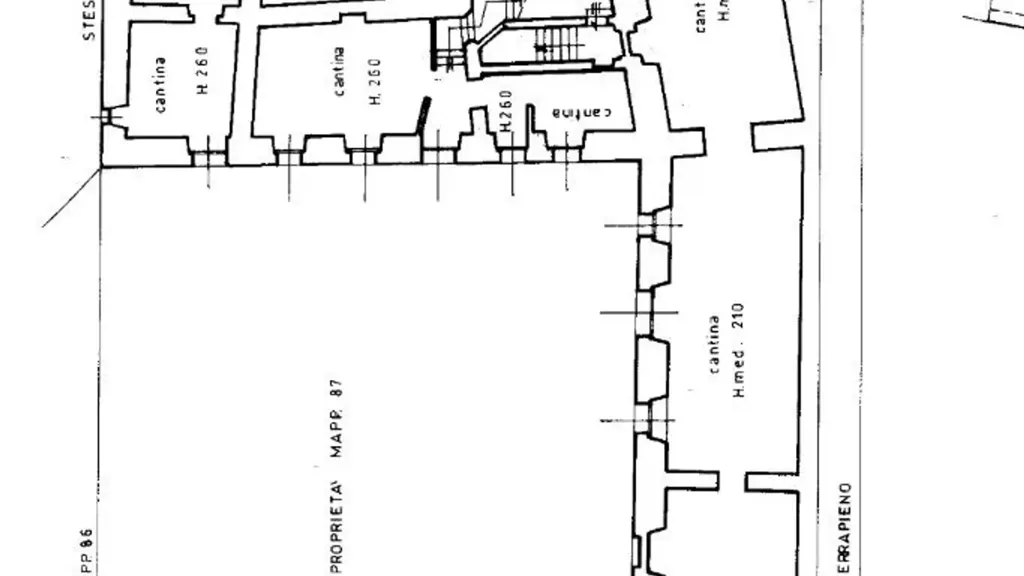 Plan - Historic Castle with 2 Ha Land in Parma