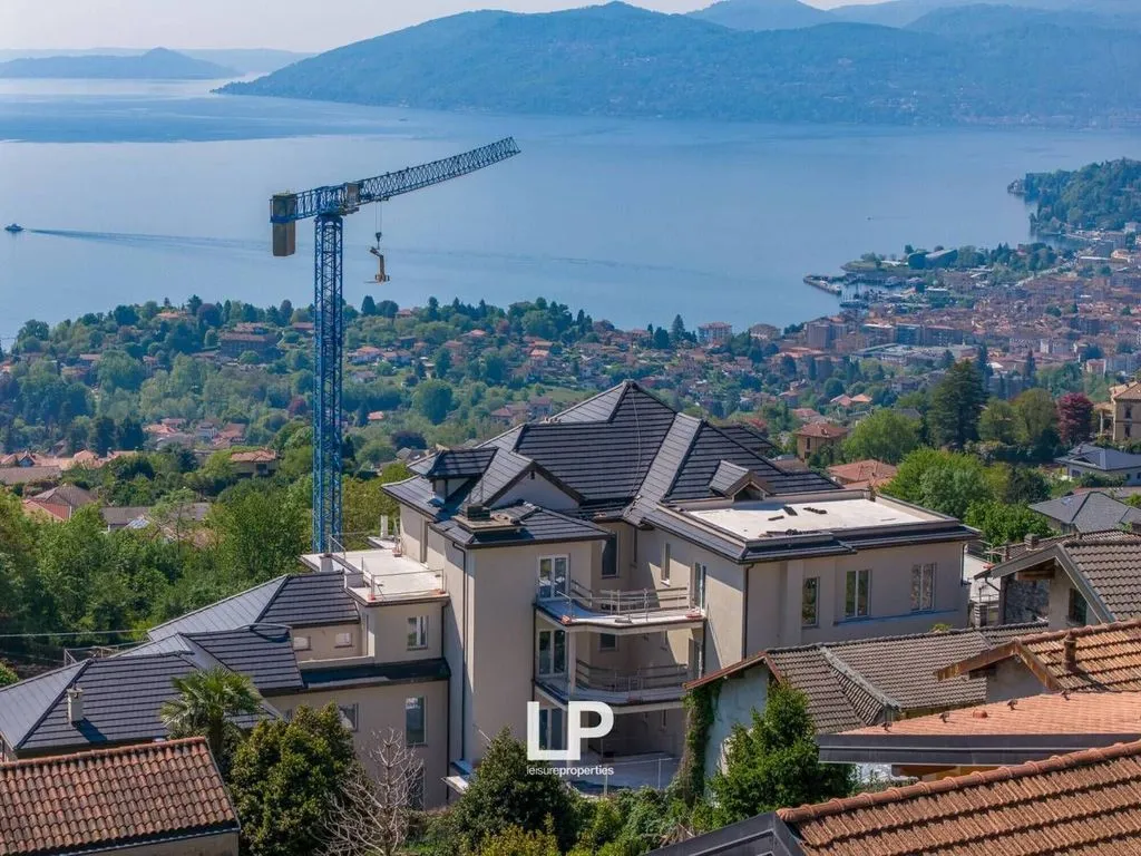 Vue aérienne - Luxury Flat with Lake View in Arizzano
