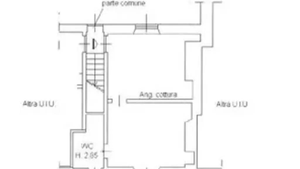 Plan - Rear Garden Flat near Piacenza