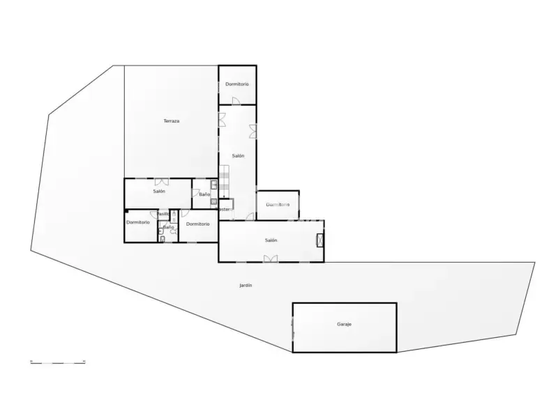 Plan - Regulated House with Garden in Alcaucín