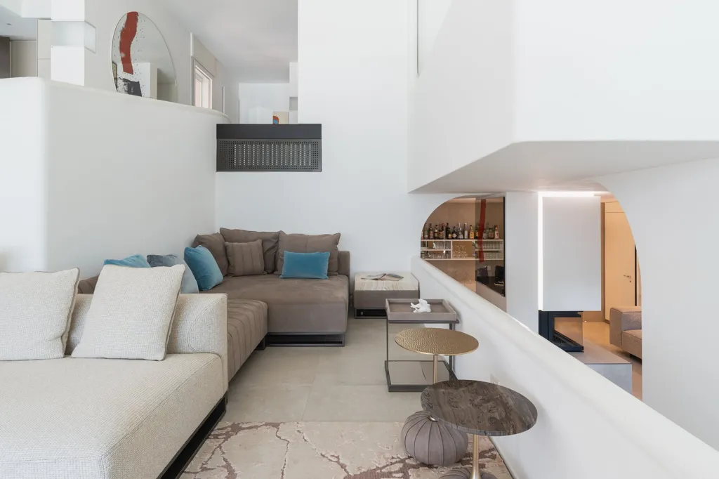 Séjour - Lakefront Villa with Modern Design in Limonta