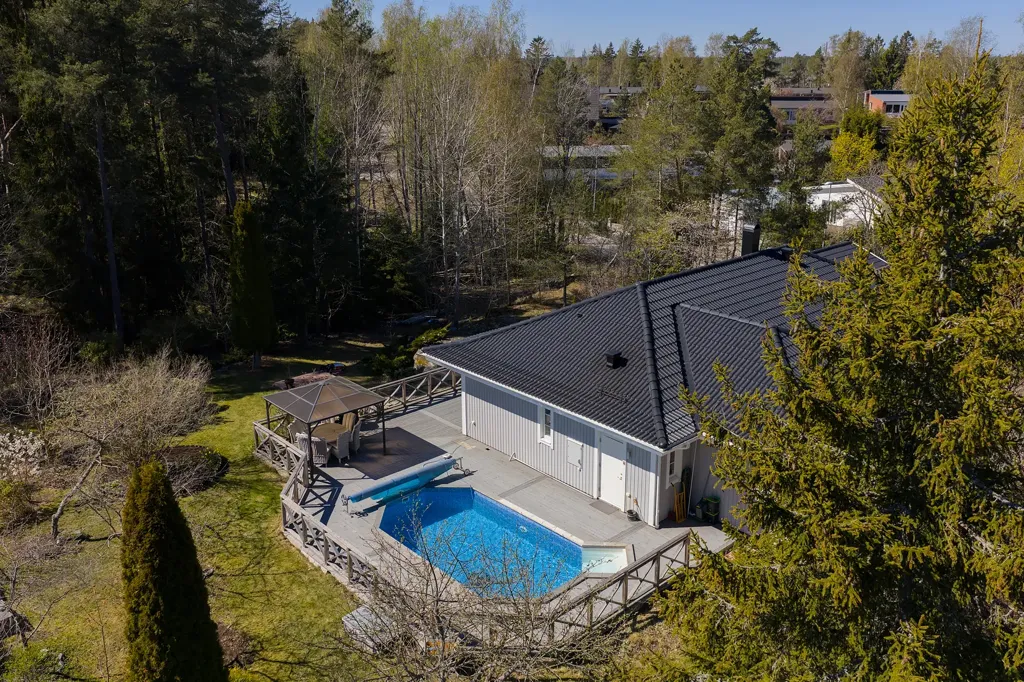 Vue aérienne - Modern Villa with Pool in Botkyrka